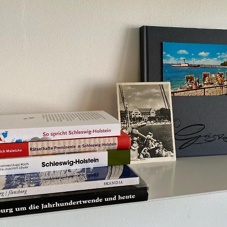 Strandblick Mit Strandkorb & Fahrraedern Glücksburg Exteriér fotografie